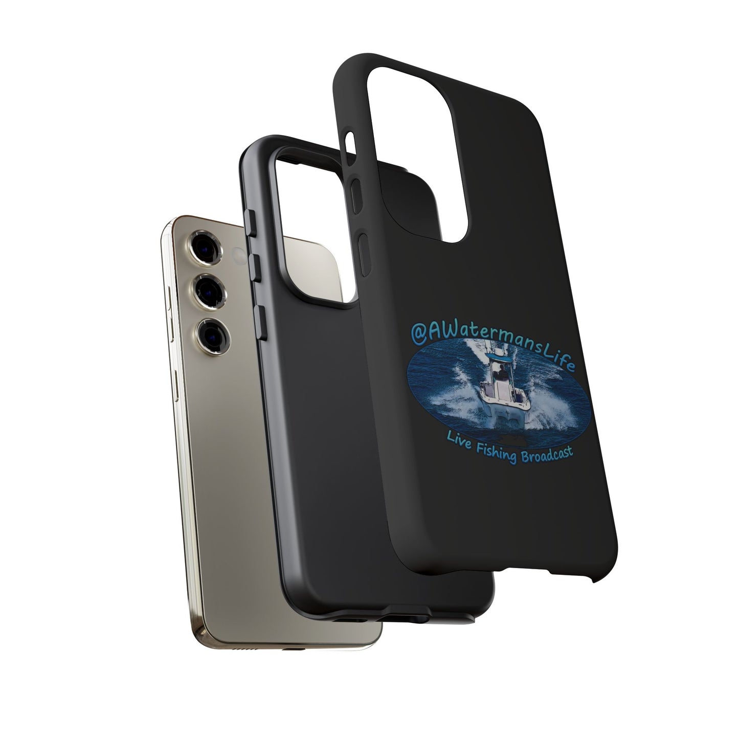 AWatermansLife Samsung Galaxy Tough Case - Custom Protective Phone Case with Dual Layer Shell and TPU Lining