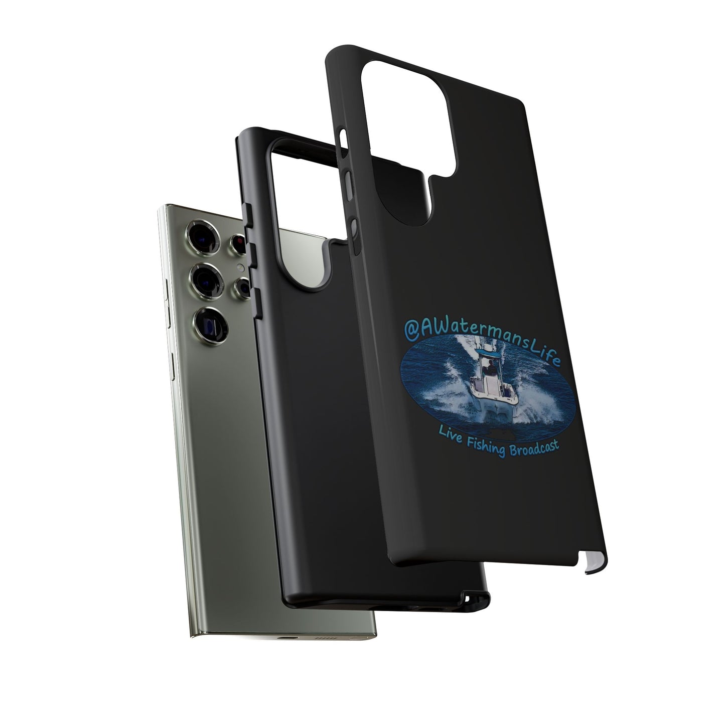 AWatermansLife Samsung Galaxy Tough Case - Custom Protective Phone Case with Dual Layer Shell and TPU Lining