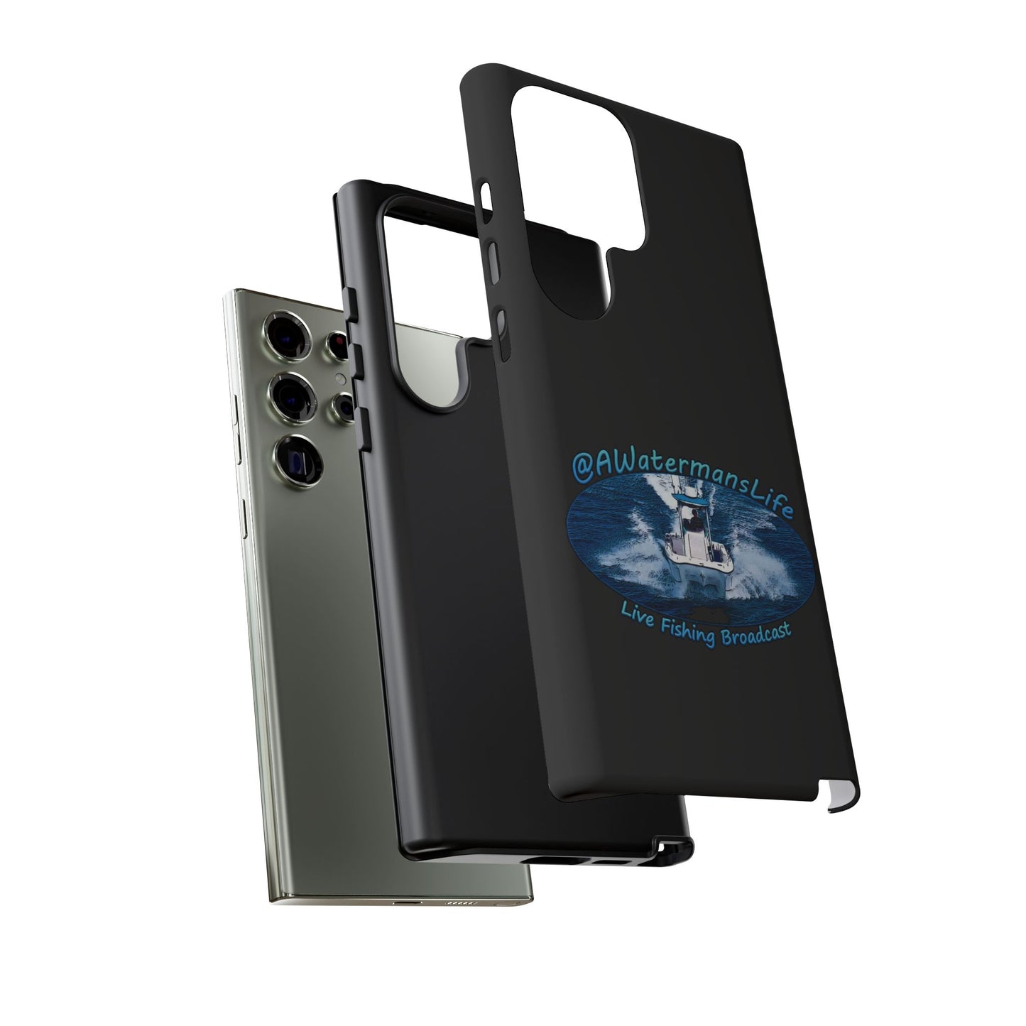 AWatermansLife Samsung Galaxy Tough Case - Custom Protective Phone Case with Dual Layer Shell and TPU Lining