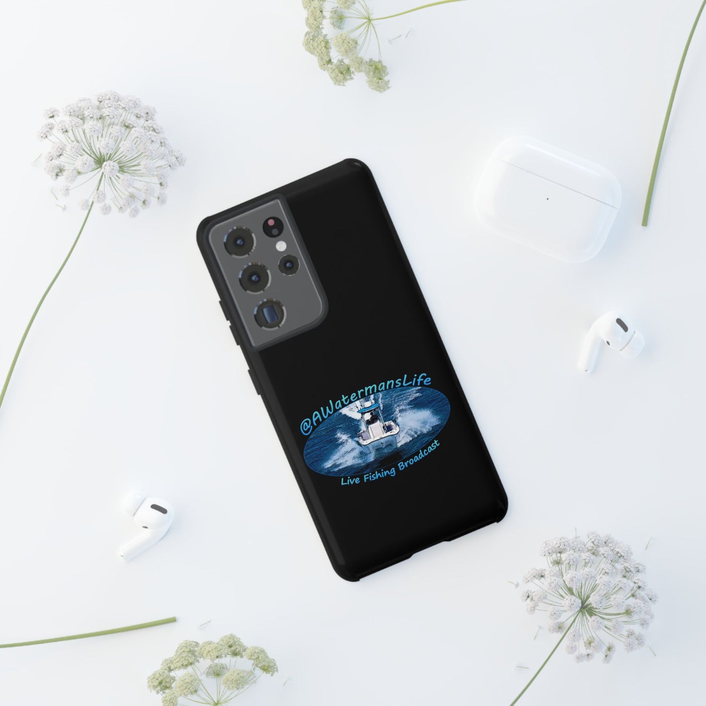 AWatermansLife Samsung Galaxy Tough Case - Custom Protective Phone Case with Dual Layer Shell and TPU Lining