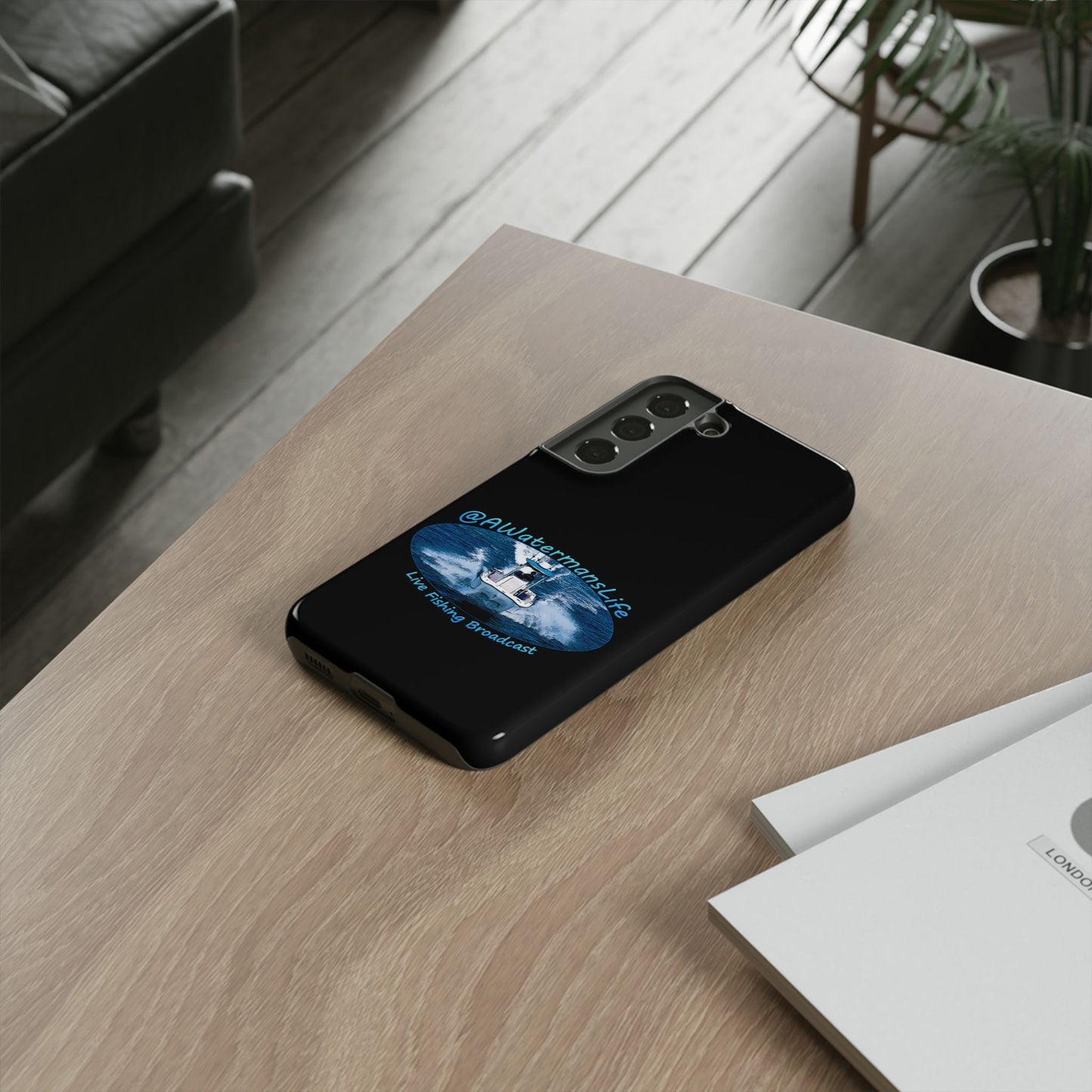 AWatermansLife Samsung Galaxy Tough Case - Custom Protective Phone Case with Dual Layer Shell and TPU Lining