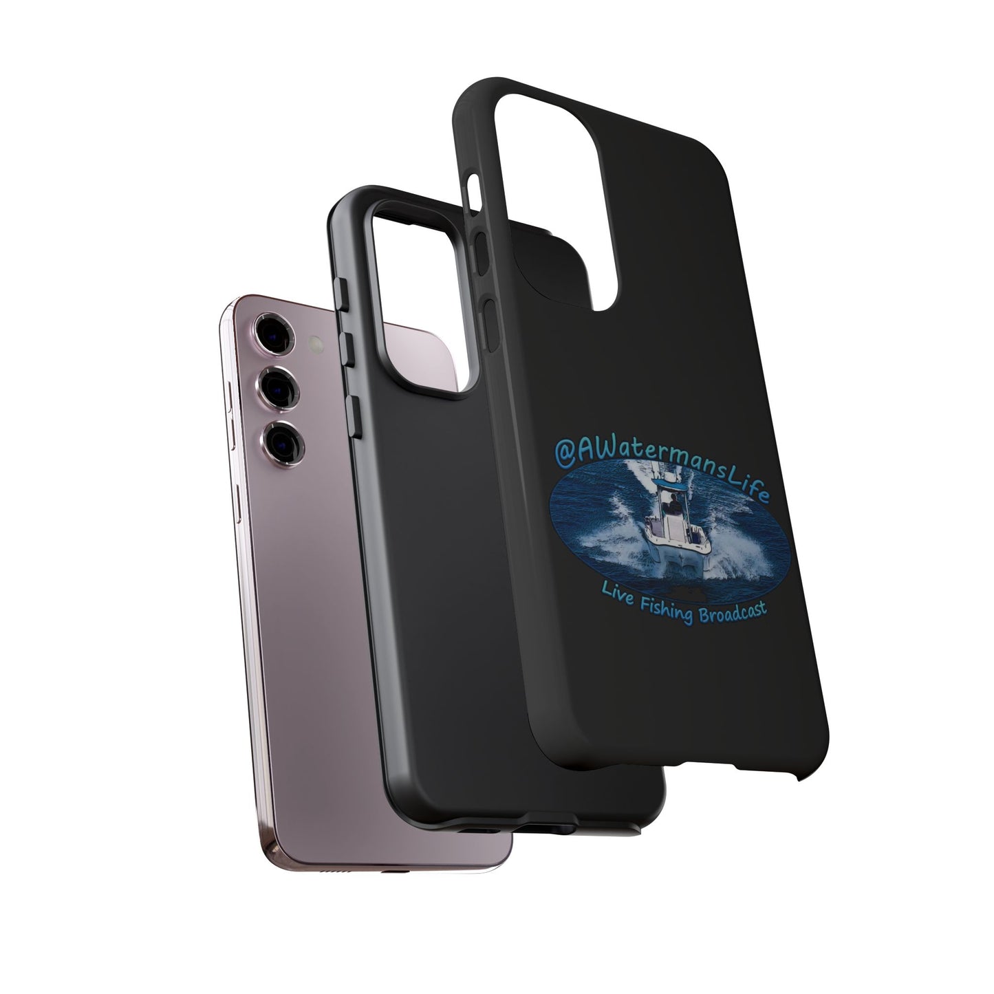 AWatermansLife Samsung Galaxy Tough Case - Custom Protective Phone Case with Dual Layer Shell and TPU Lining