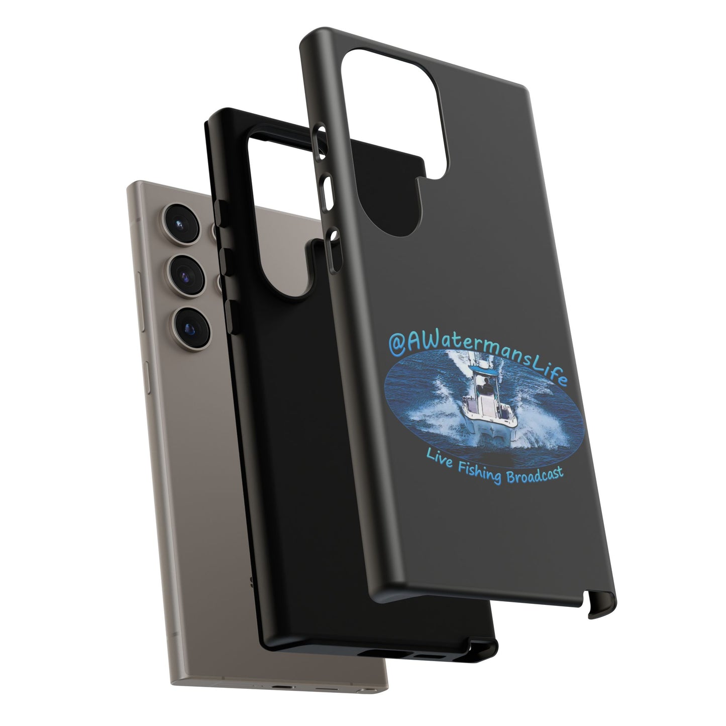 AWatermansLife Samsung Galaxy Tough Case - Custom Protective Phone Case with Dual Layer Shell and TPU Lining