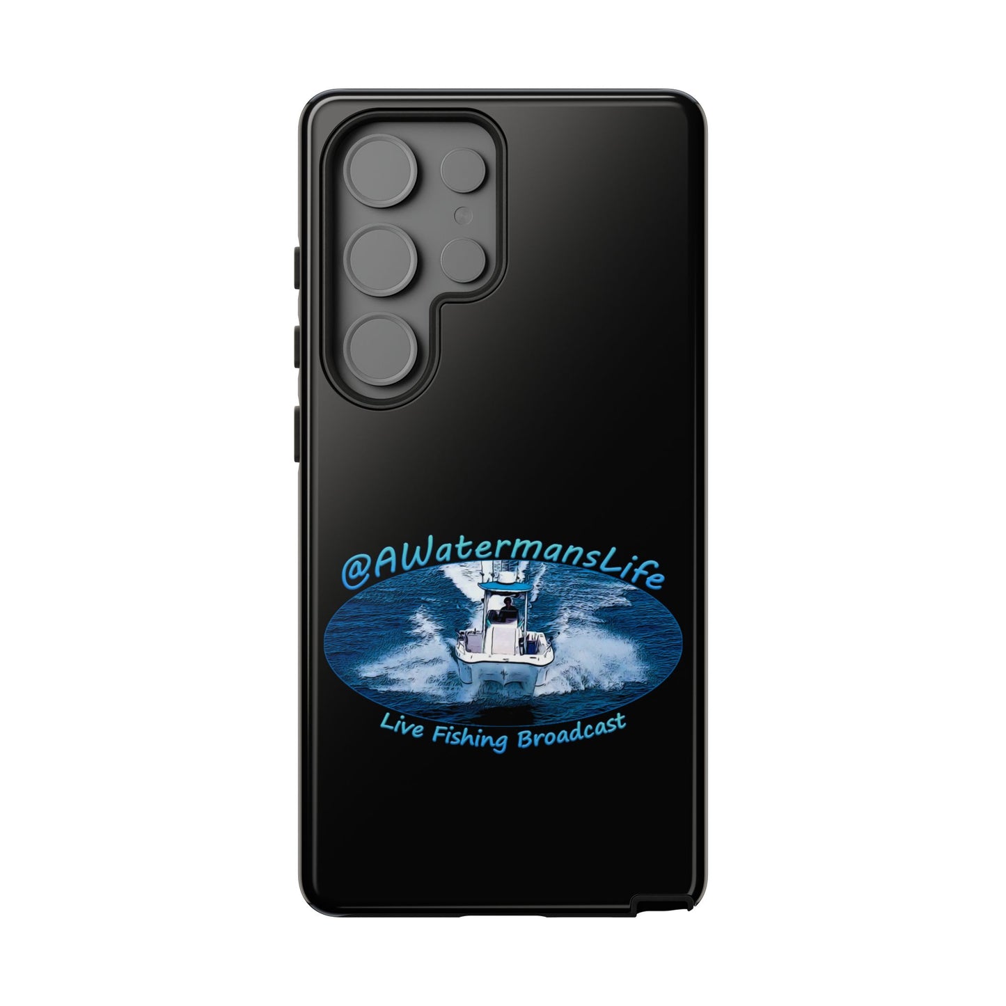 AWatermansLife Samsung Galaxy Tough Case - Custom Protective Phone Case with Dual Layer Shell and TPU Lining