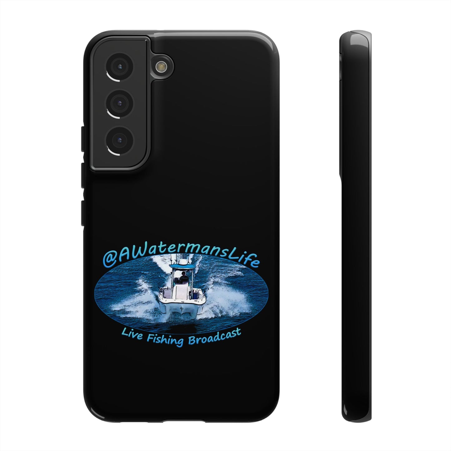 AWatermansLife Samsung Galaxy Tough Case - Custom Protective Phone Case with Dual Layer Shell and TPU Lining