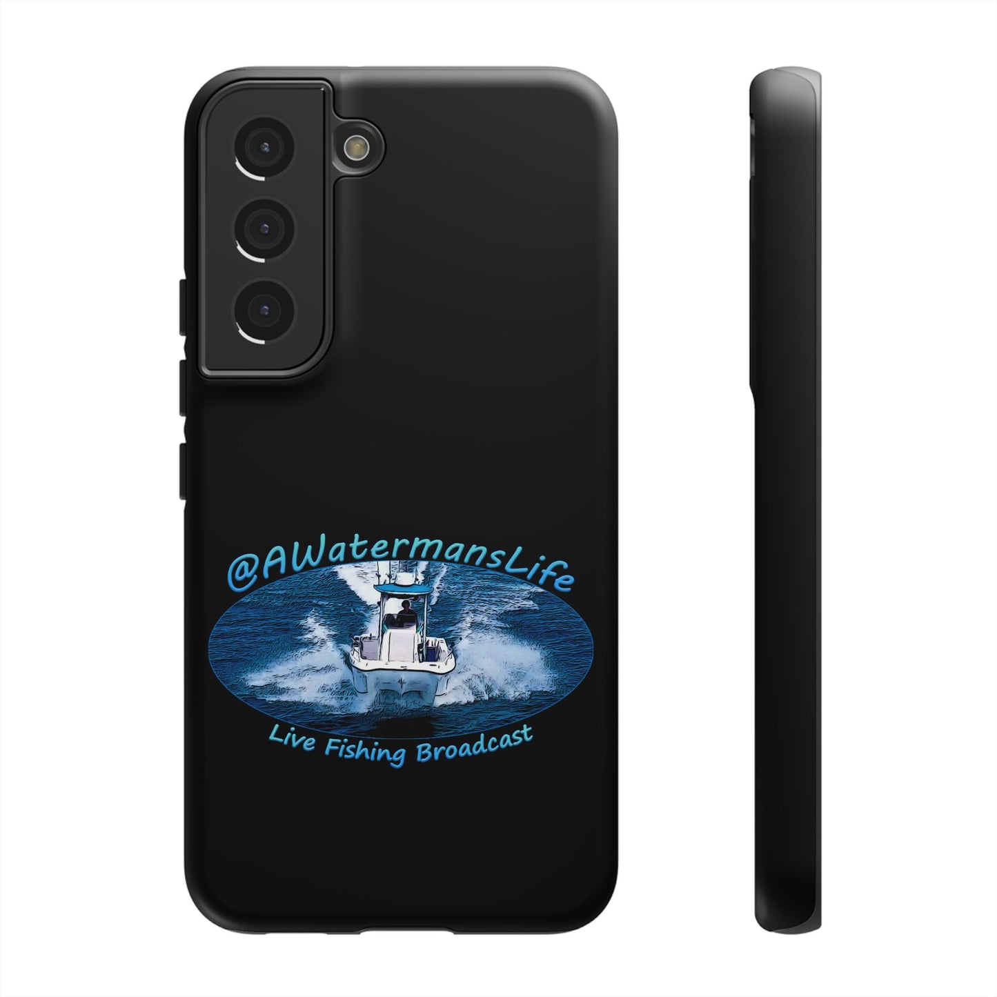 AWatermansLife Samsung Galaxy Tough Case - Custom Protective Phone Case with Dual Layer Shell and TPU Lining