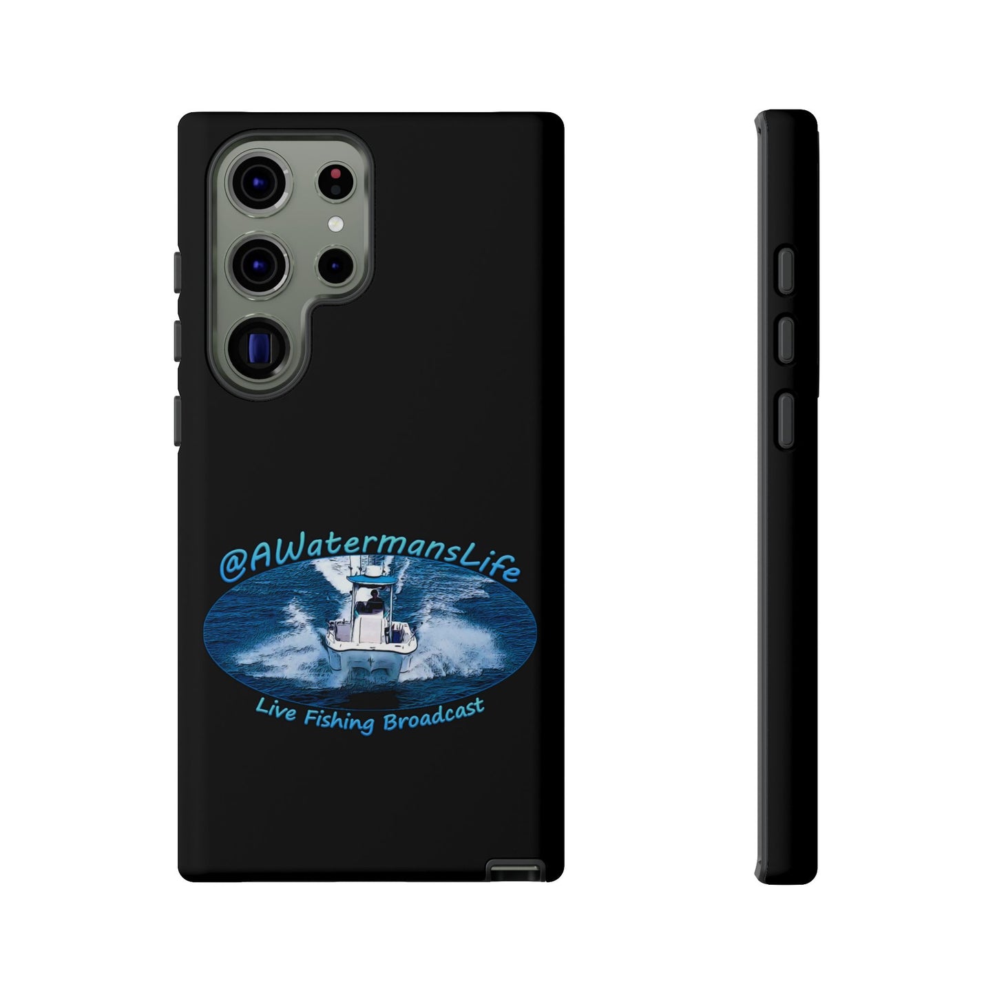 AWatermansLife Samsung Galaxy Tough Case - Custom Protective Phone Case with Dual Layer Shell and TPU Lining