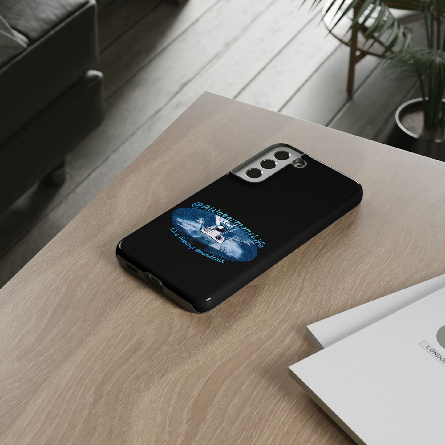 AWatermansLife Samsung Galaxy Tough Case - Custom Protective Phone Case with Dual Layer Shell and TPU Lining