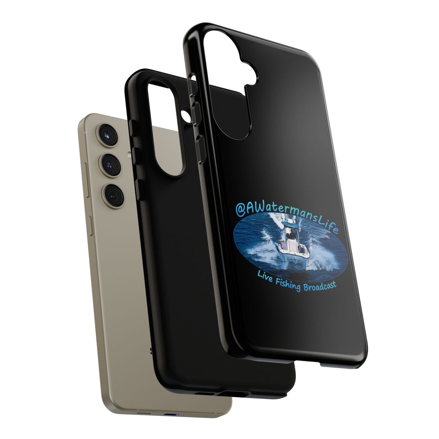 AWatermansLife Samsung Galaxy Tough Case - Custom Protective Phone Case with Dual Layer Shell and TPU Lining