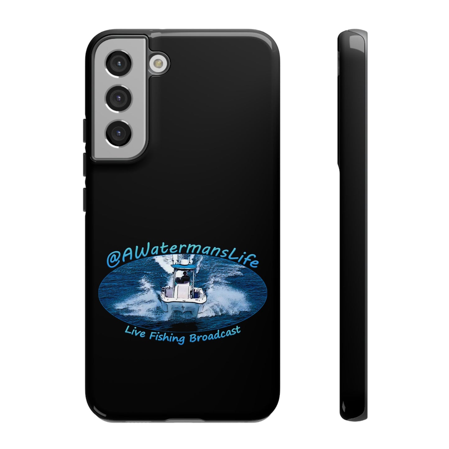 AWatermansLife Samsung Galaxy Tough Case - Custom Protective Phone Case with Dual Layer Shell and TPU Lining