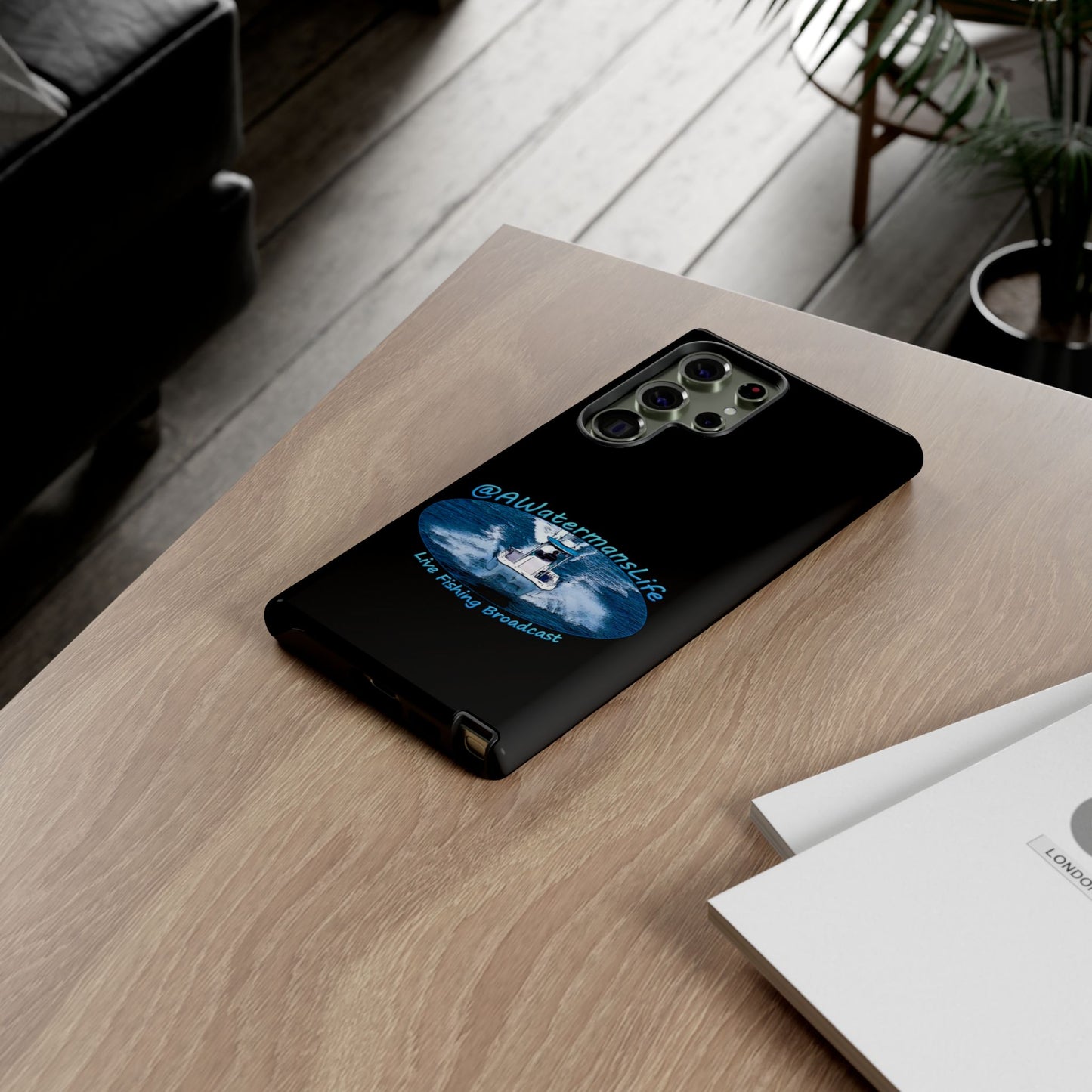AWatermansLife Samsung Galaxy Tough Case - Custom Protective Phone Case with Dual Layer Shell and TPU Lining