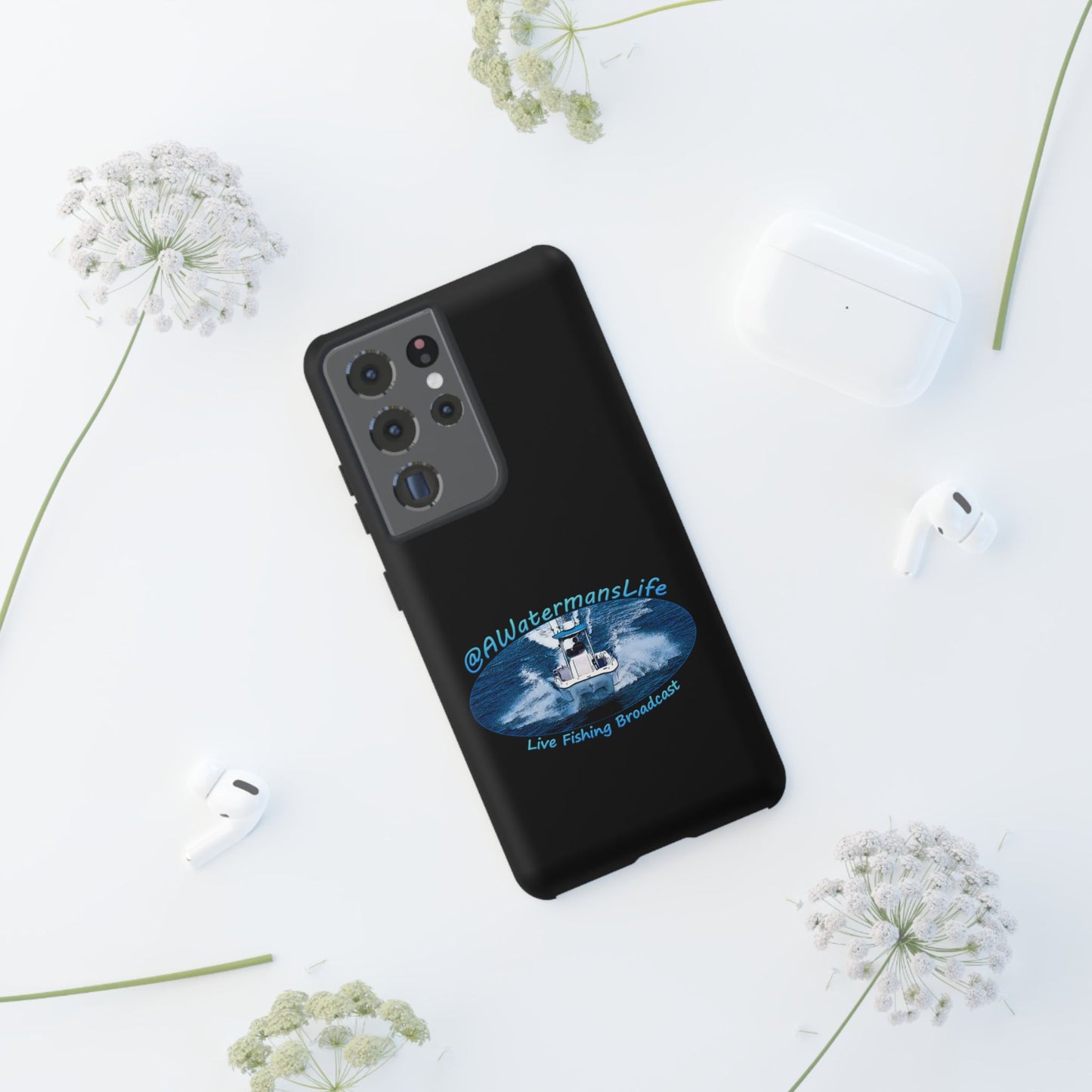 AWatermansLife Samsung Galaxy Tough Case - Custom Protective Phone Case with Dual Layer Shell and TPU Lining