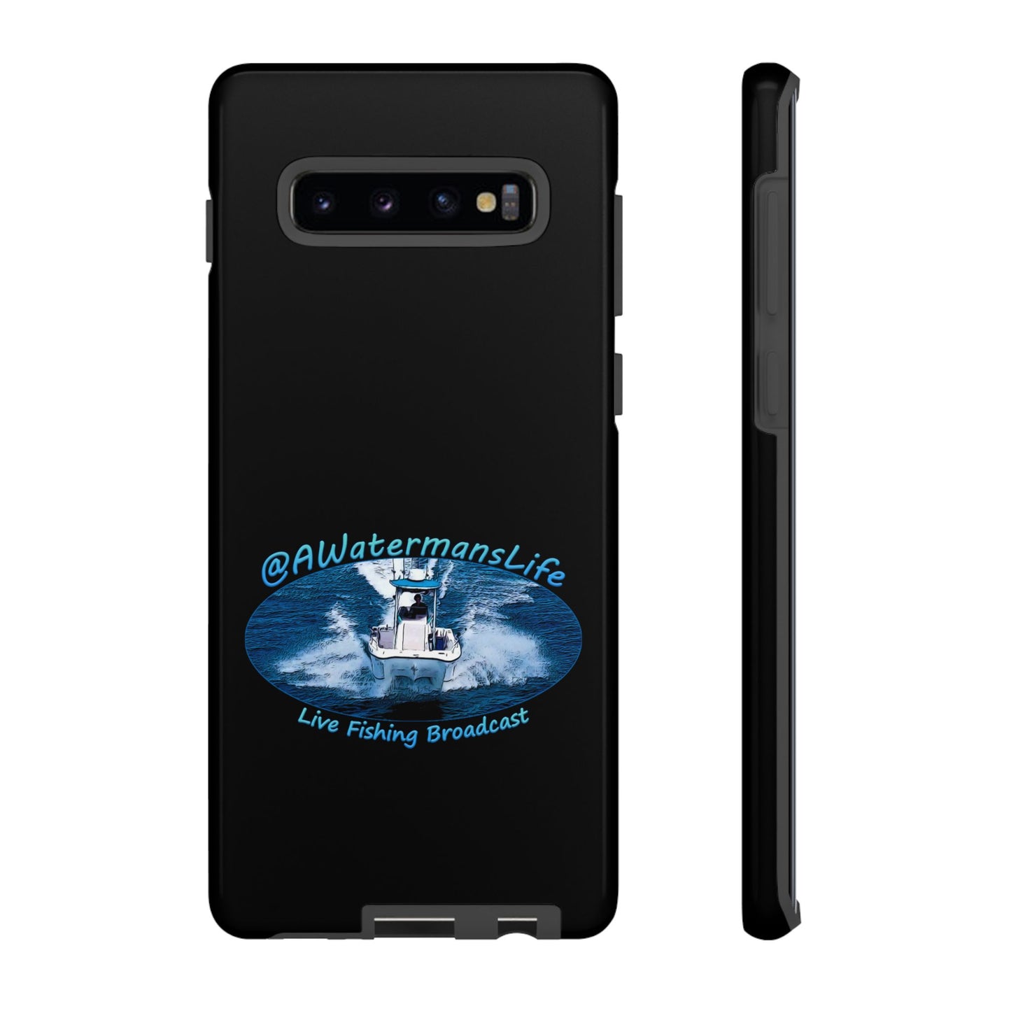 AWatermansLife Samsung Galaxy Tough Case - Custom Protective Phone Case with Dual Layer Shell and TPU Lining