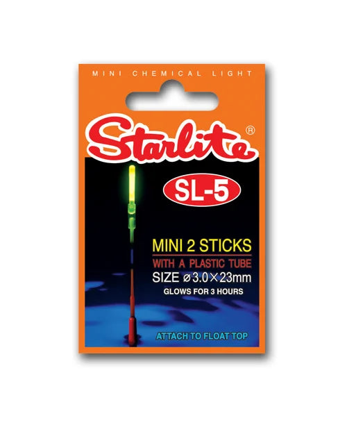 chemistry fishing lures Starlite SL-5 or Kemihotaru 25mm Green/Yellow GlowStick – Waterman Lures