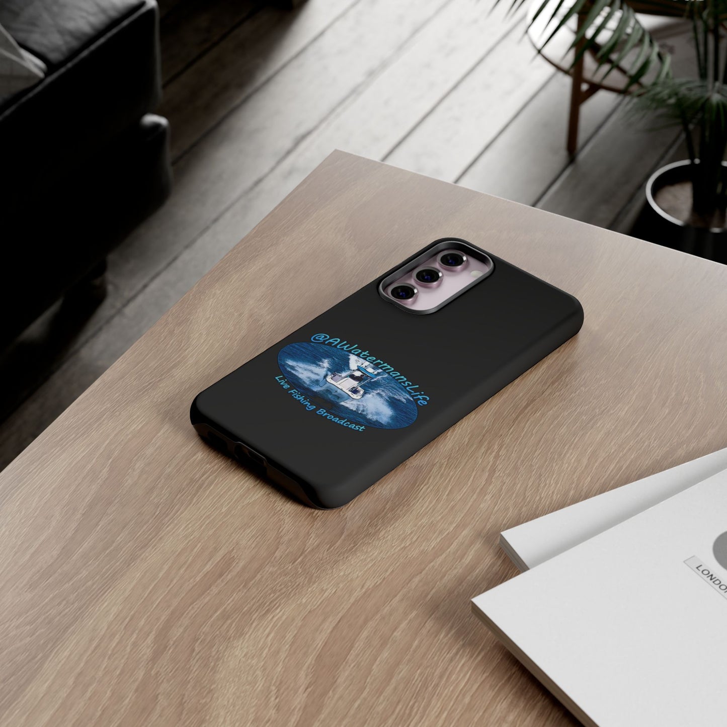 AWatermansLife Samsung Galaxy Tough Case - Custom Protective Phone Case with Dual Layer Shell and TPU Lining