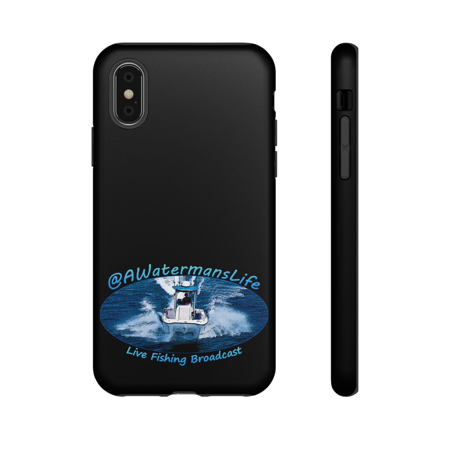 AWatermansLife Apple iPhone Tough Case - Custom Protective Phone Case with Dual Layer Shell and TPU Lining