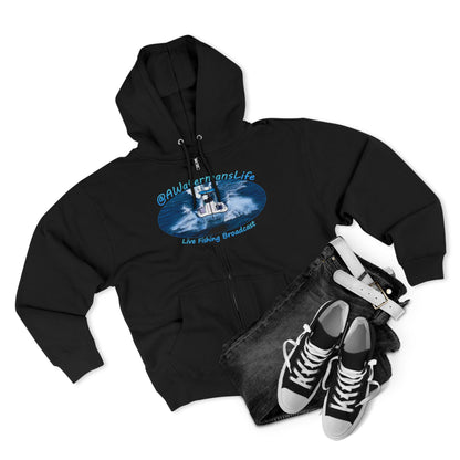 AWatermansLife Zip Hoodie - W/ Vintage Style Logo