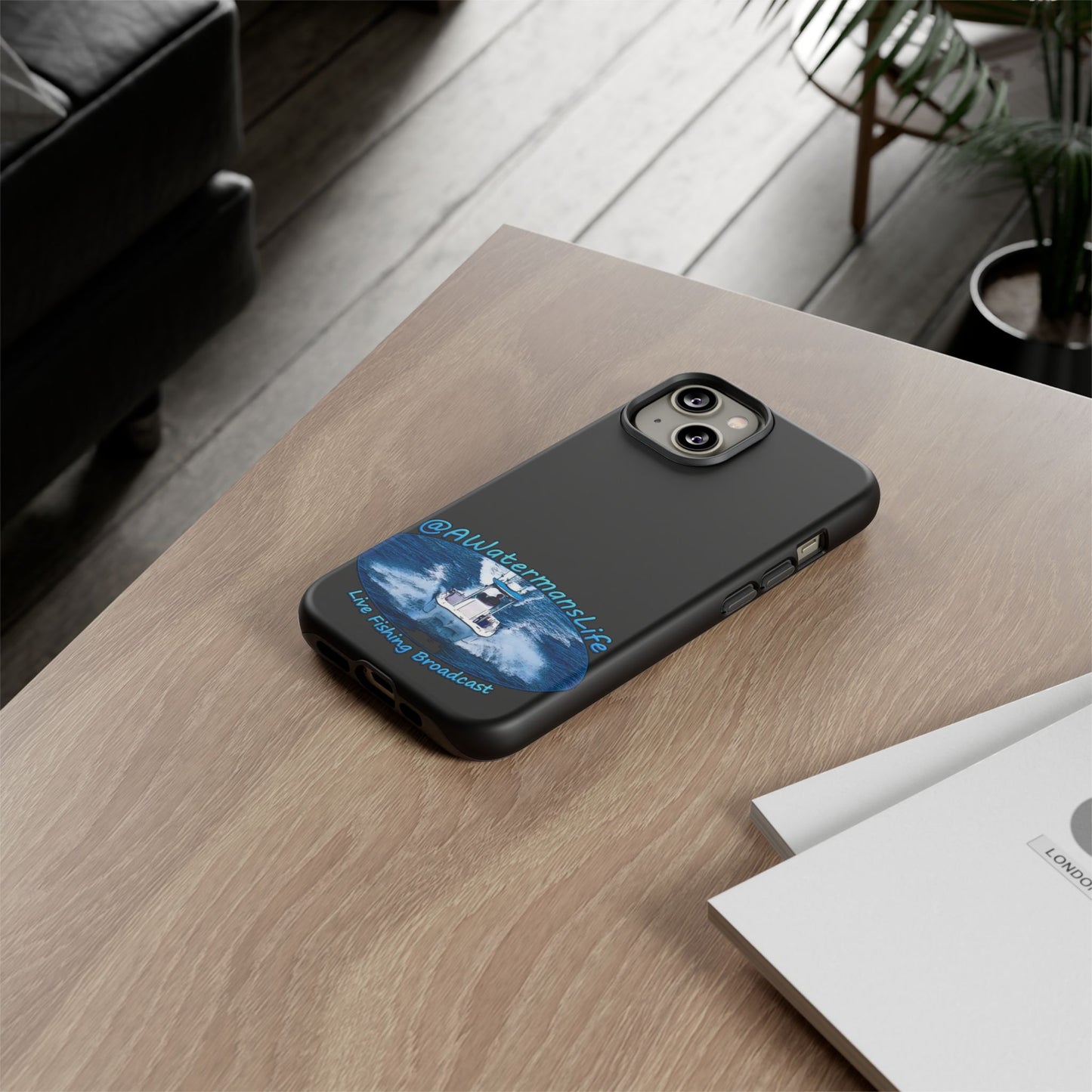 AWatermansLife Apple iPhone Tough Case - Custom Protective Phone Case with Dual Layer Shell and TPU Lining