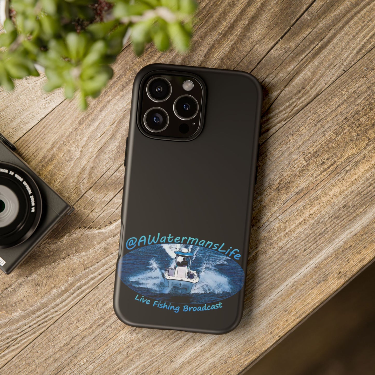 AWatermansLife Apple iPhone Tough Case - Custom Protective Phone Case with Dual Layer Shell and TPU Lining