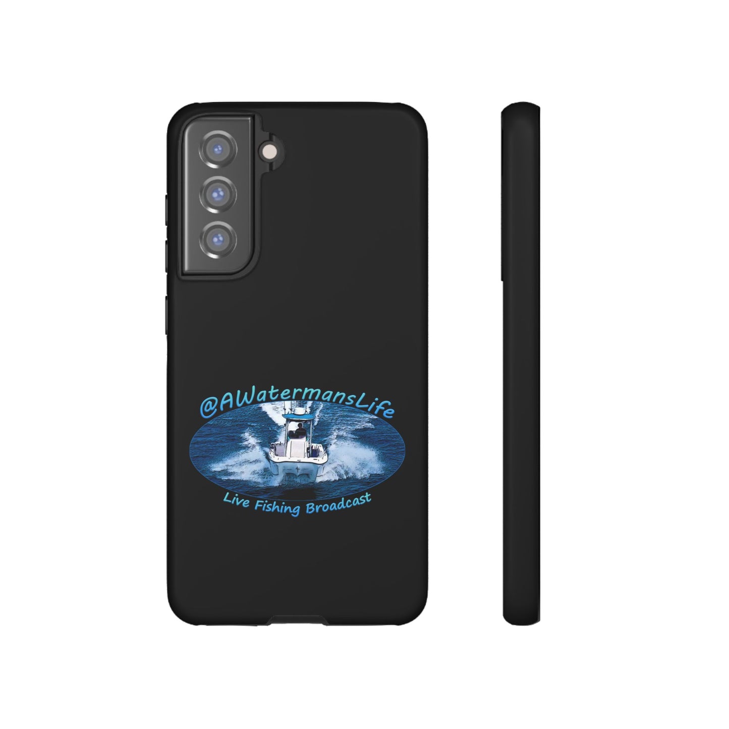 AWatermansLife Samsung Galaxy Tough Case - Custom Protective Phone Case with Dual Layer Shell and TPU Lining