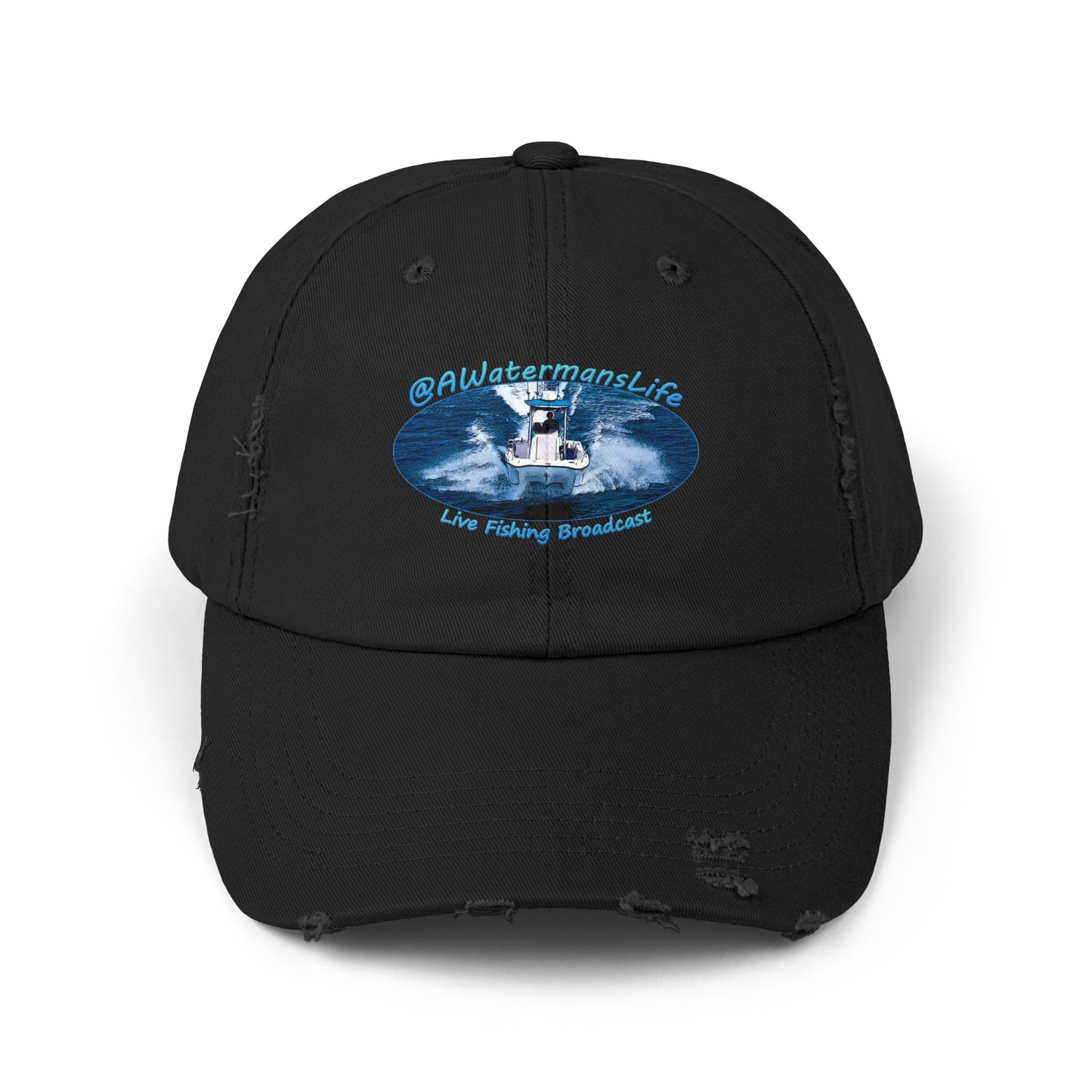 AWatermansLife Unisex Distressed Cap