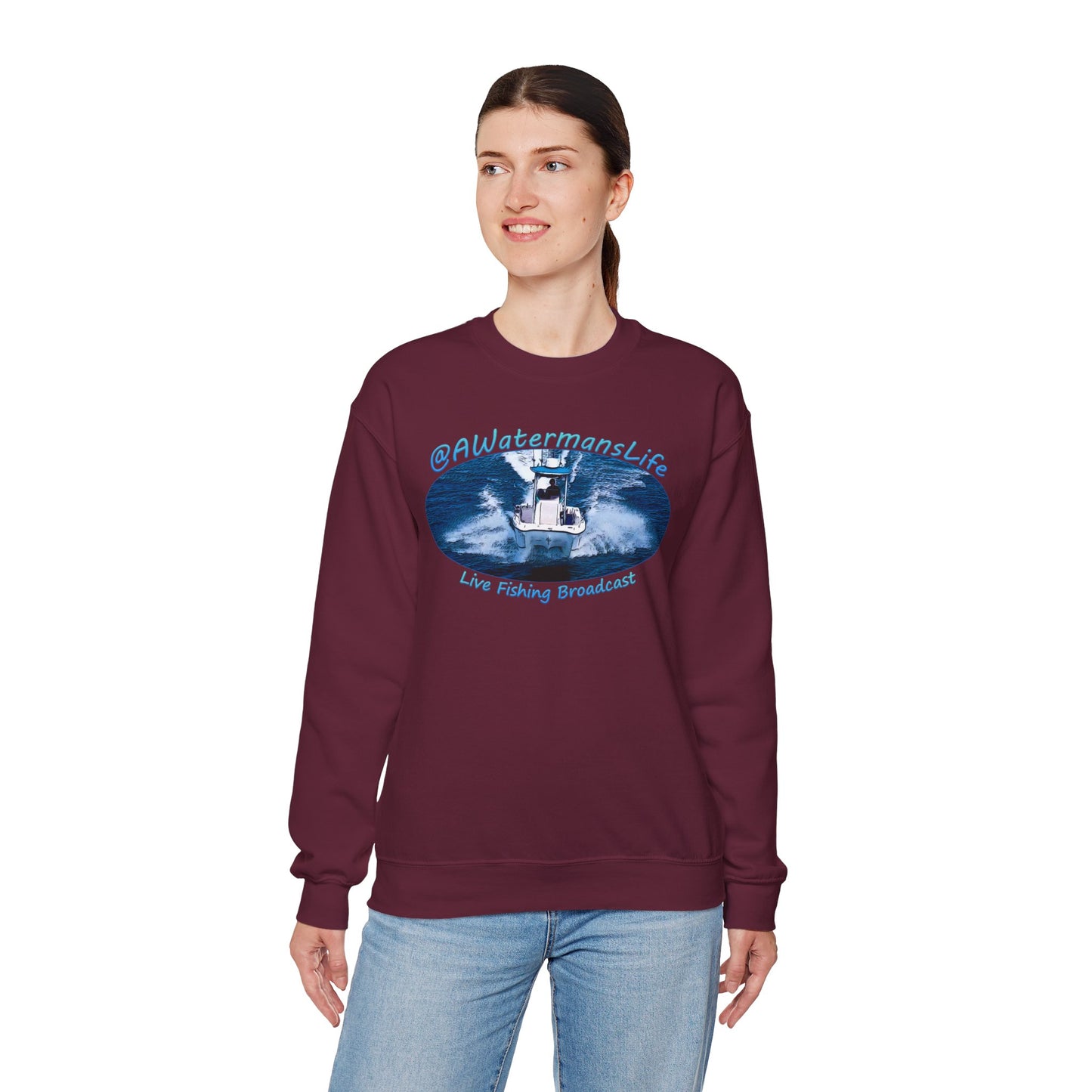AWatermansLife Crewneck Sweatshirt