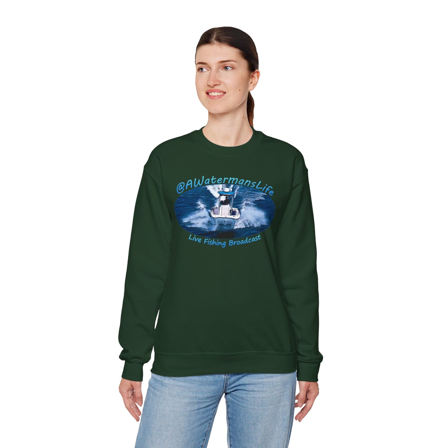 AWatermansLife Crewneck Sweatshirt