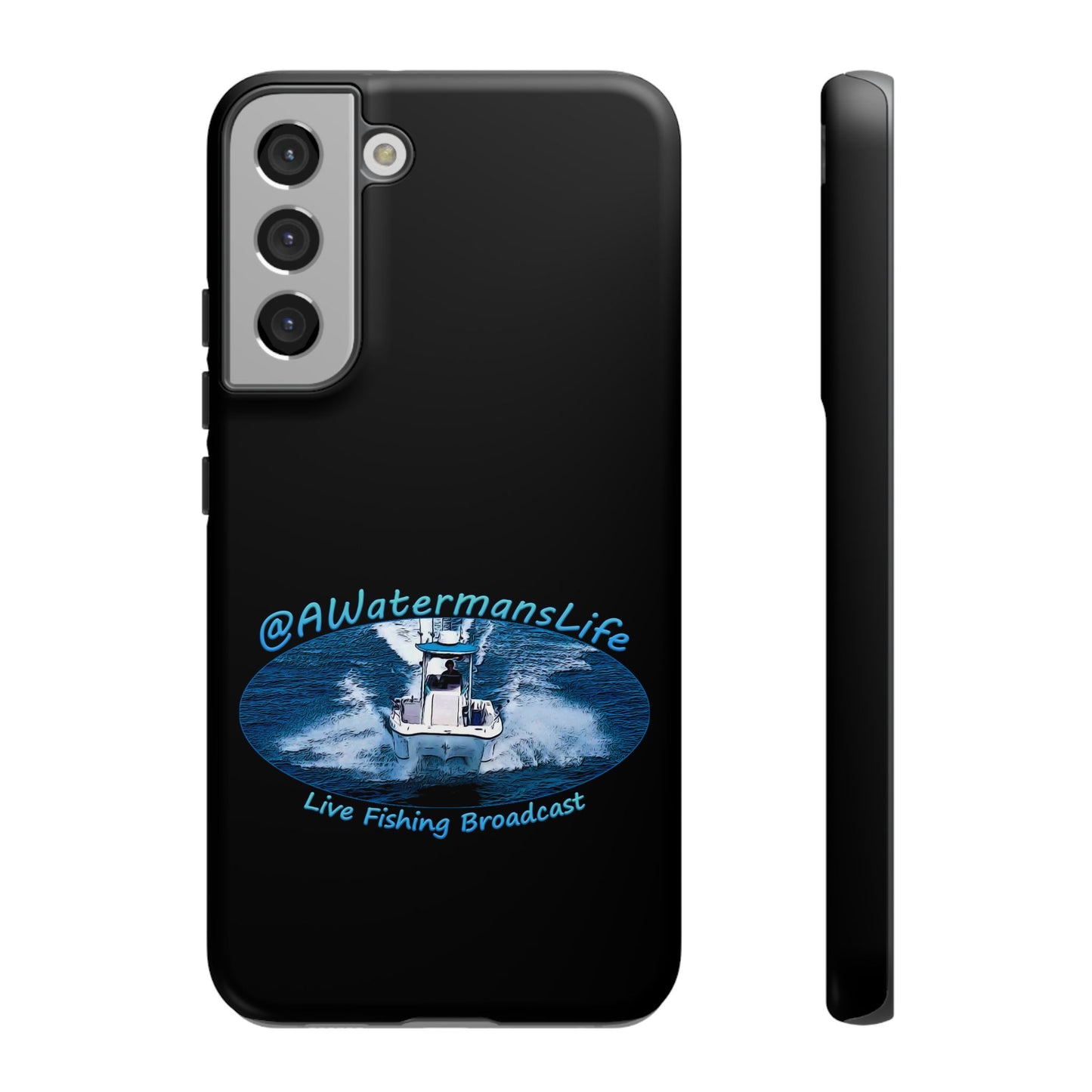 AWatermansLife Samsung Galaxy Tough Case - Custom Protective Phone Case with Dual Layer Shell and TPU Lining
