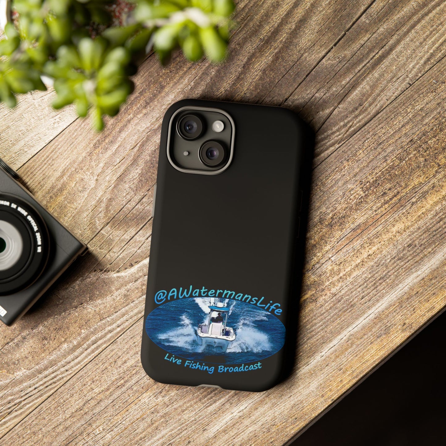 AWatermansLife Apple iPhone Tough Case - Custom Protective Phone Case with Dual Layer Shell and TPU Lining