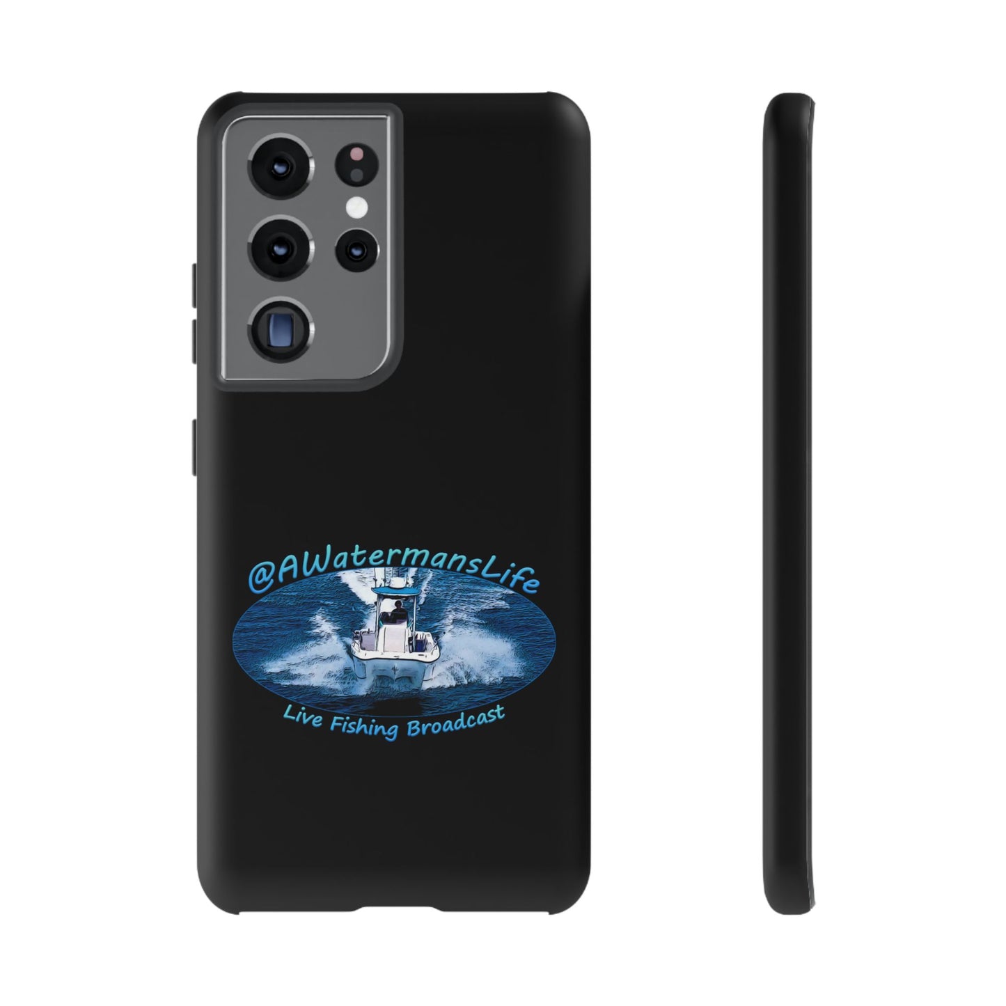 AWatermansLife Samsung Galaxy Tough Case - Custom Protective Phone Case with Dual Layer Shell and TPU Lining
