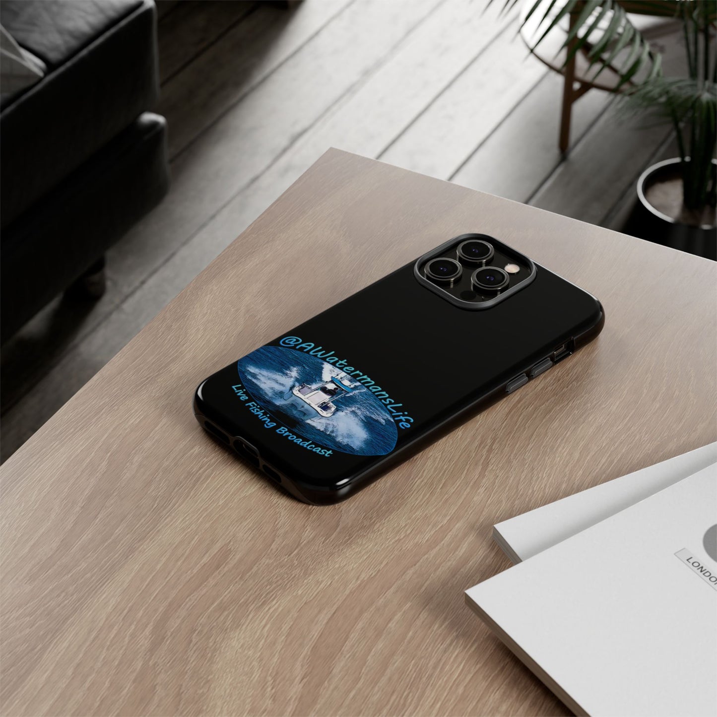 AWatermansLife Apple iPhone Tough Case - Custom Protective Phone Case with Dual Layer Shell and TPU Lining