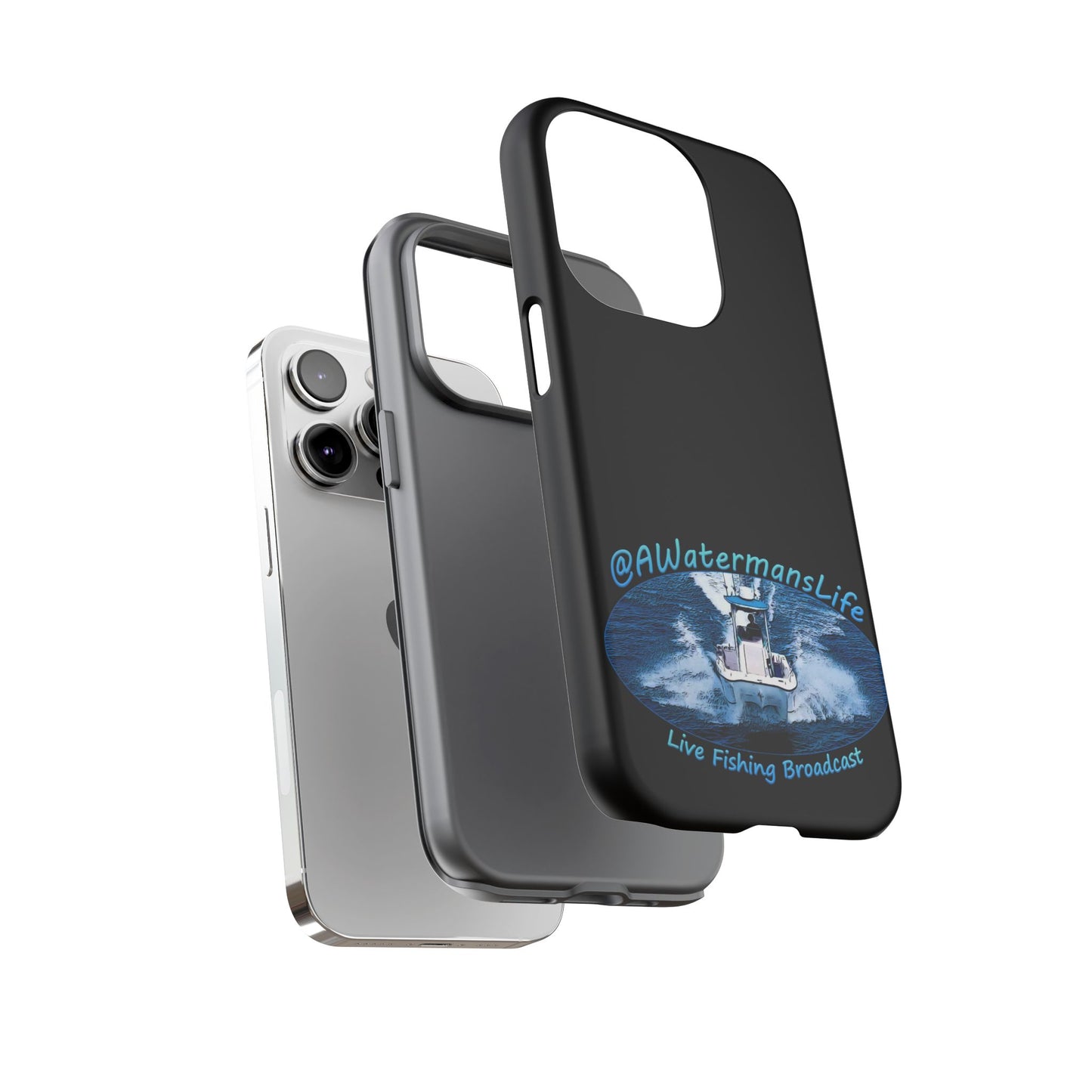 AWatermansLife Apple iPhone Tough Case - Custom Protective Phone Case with Dual Layer Shell and TPU Lining