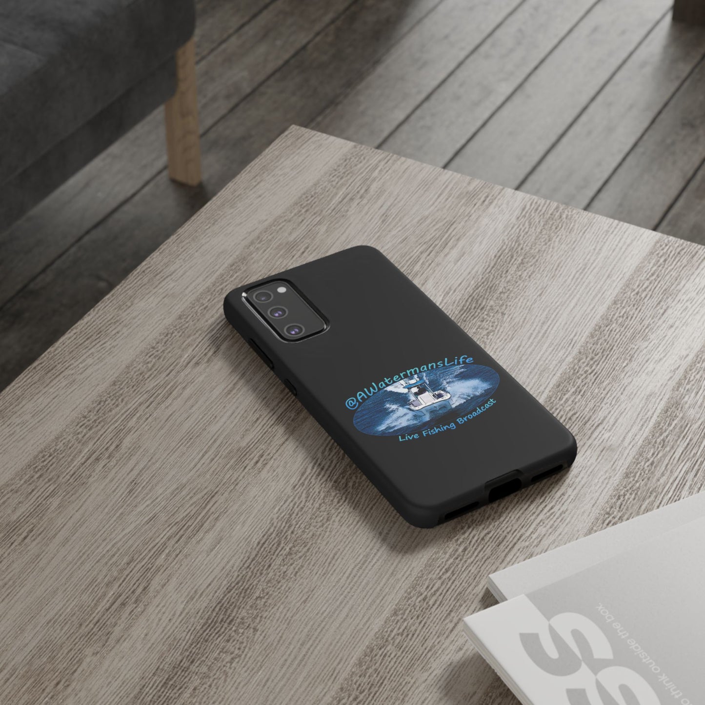 AWatermansLife Samsung Galaxy Tough Case - Custom Protective Phone Case with Dual Layer Shell and TPU Lining