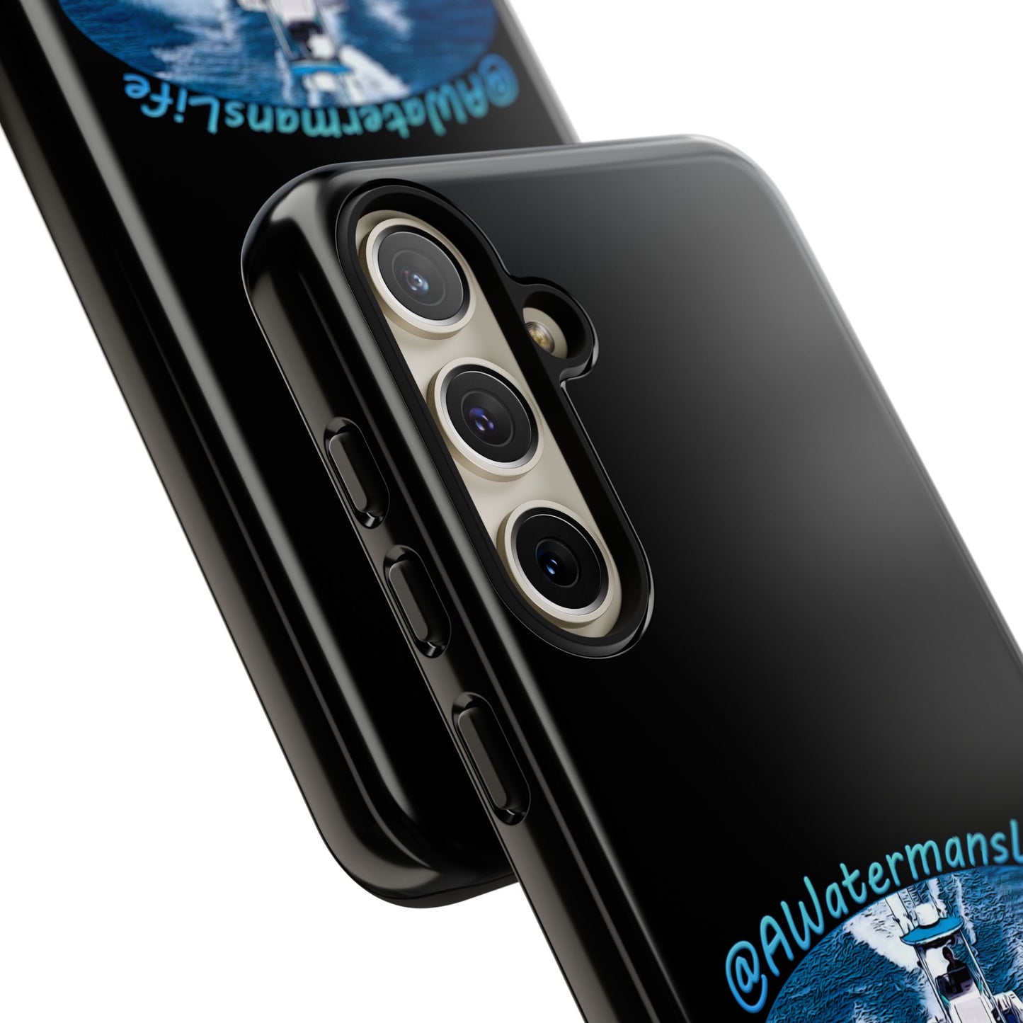 AWatermansLife Samsung Galaxy Tough Case - Custom Protective Phone Case with Dual Layer Shell and TPU Lining