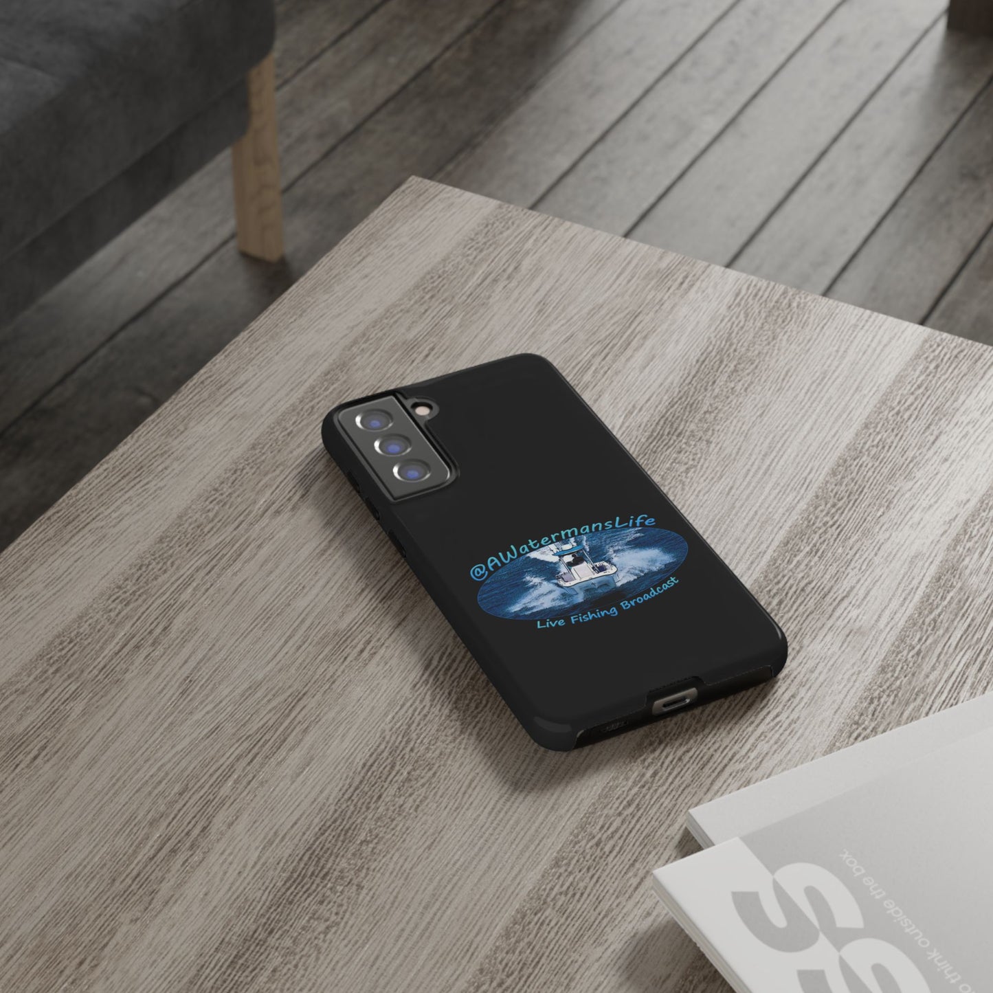 AWatermansLife Samsung Galaxy Tough Case - Custom Protective Phone Case with Dual Layer Shell and TPU Lining