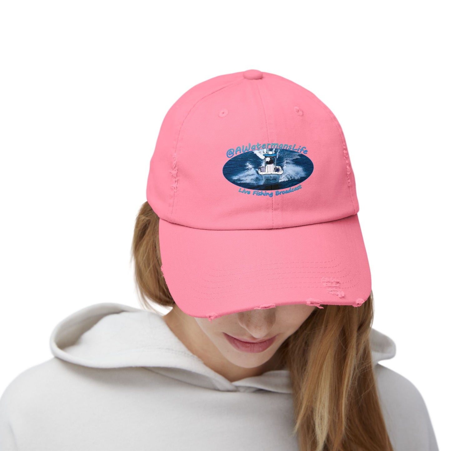AWatermansLife Unisex Distressed Cap