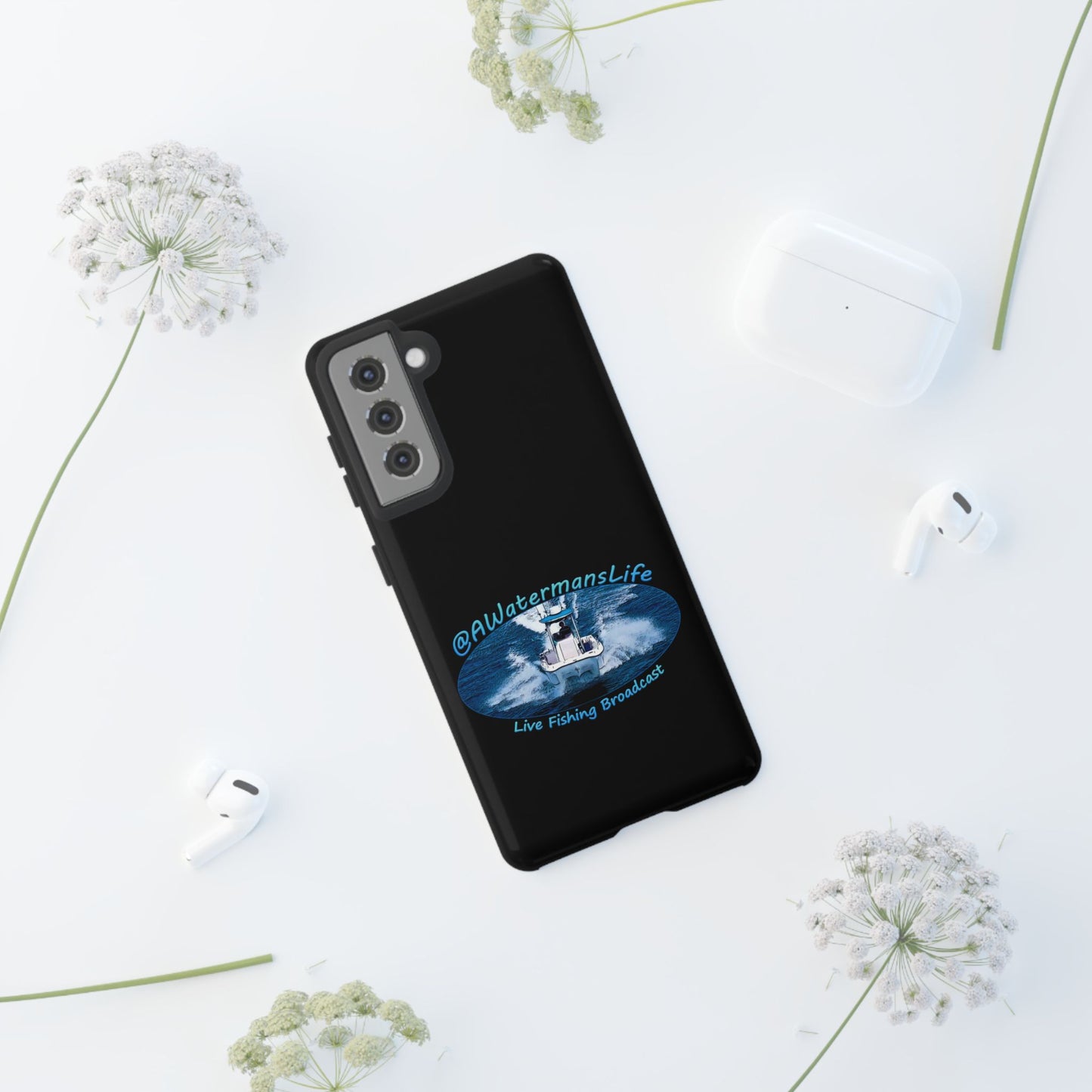 AWatermansLife Samsung Galaxy Tough Case - Custom Protective Phone Case with Dual Layer Shell and TPU Lining