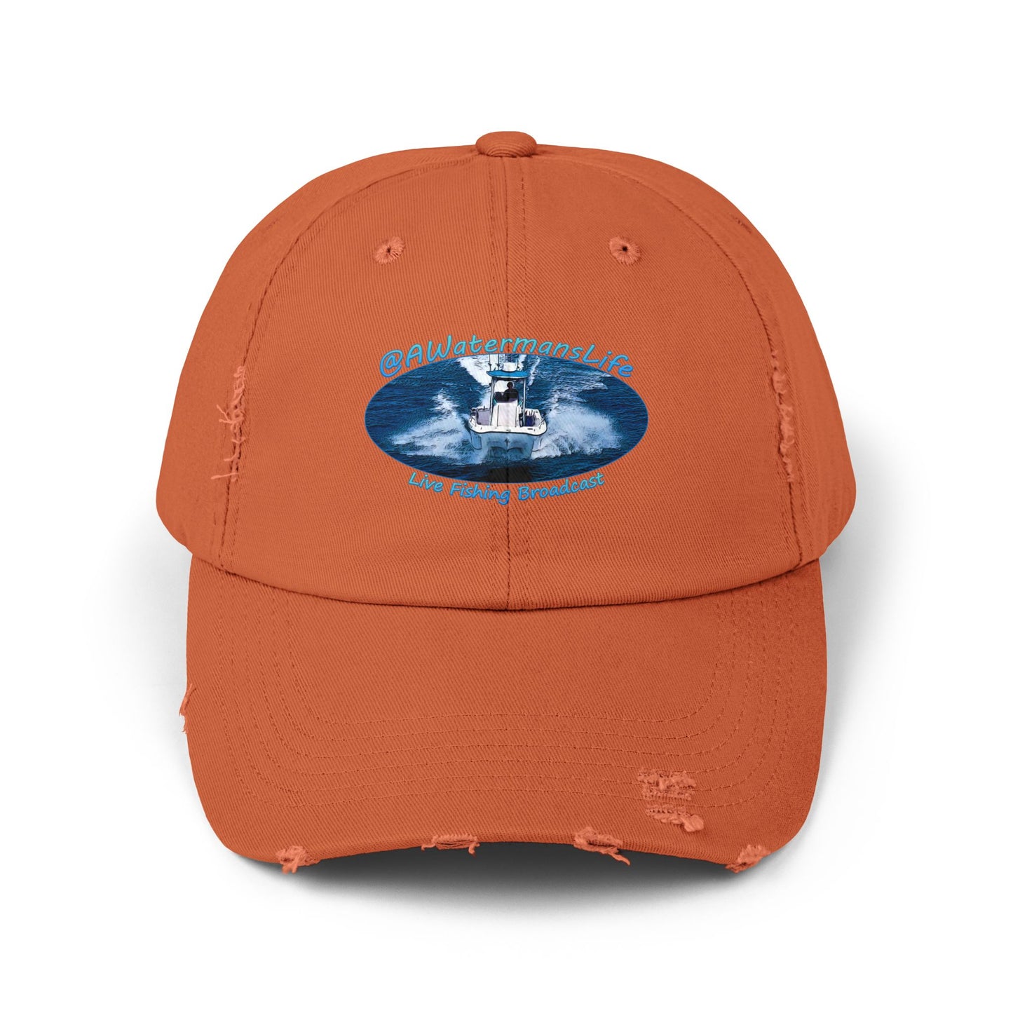 AWatermansLife Unisex Distressed Cap