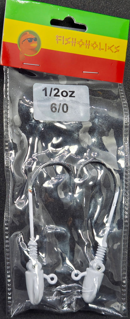 Squid Head Jig Head 2X BKK Hook - Fishoholics805