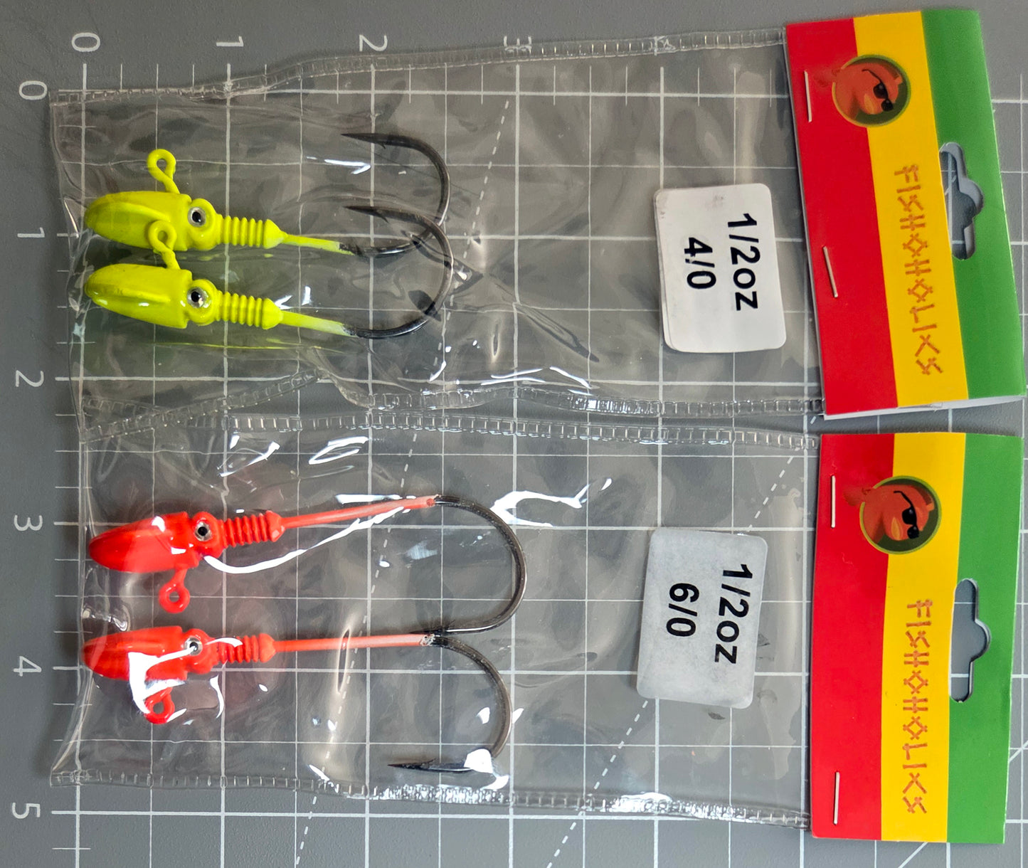 Squid Head Jig Head 2X BKK Hook - Fishoholics805