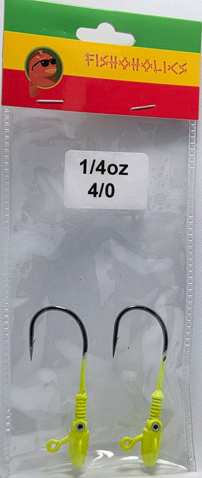 Squid Head Jig Head 2X BKK Hook - Fishoholics805
