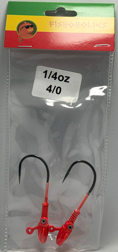 Squid Head Jig Head 2X BKK Hook - Fishoholics805