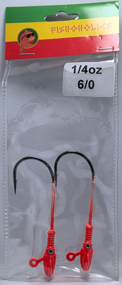 Squid Head Jig Head 2X BKK Hook - Fishoholics805
