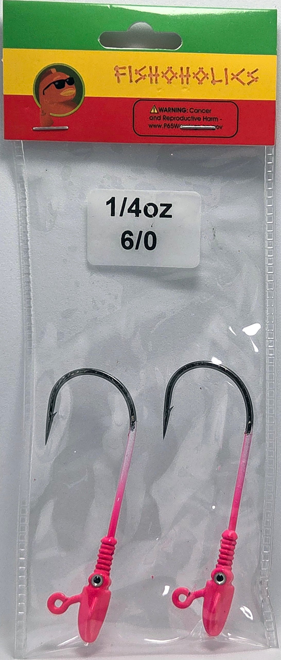 Squid Head Jig Head 2X BKK Hook - Fishoholics805