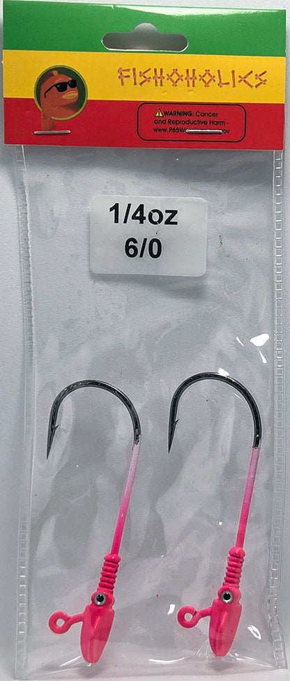 Squid Head Jig Head 2X BKK Hook - Fishoholics805