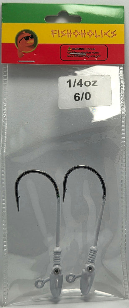 Squid Head Jig Head 2X BKK Hook - Fishoholics805