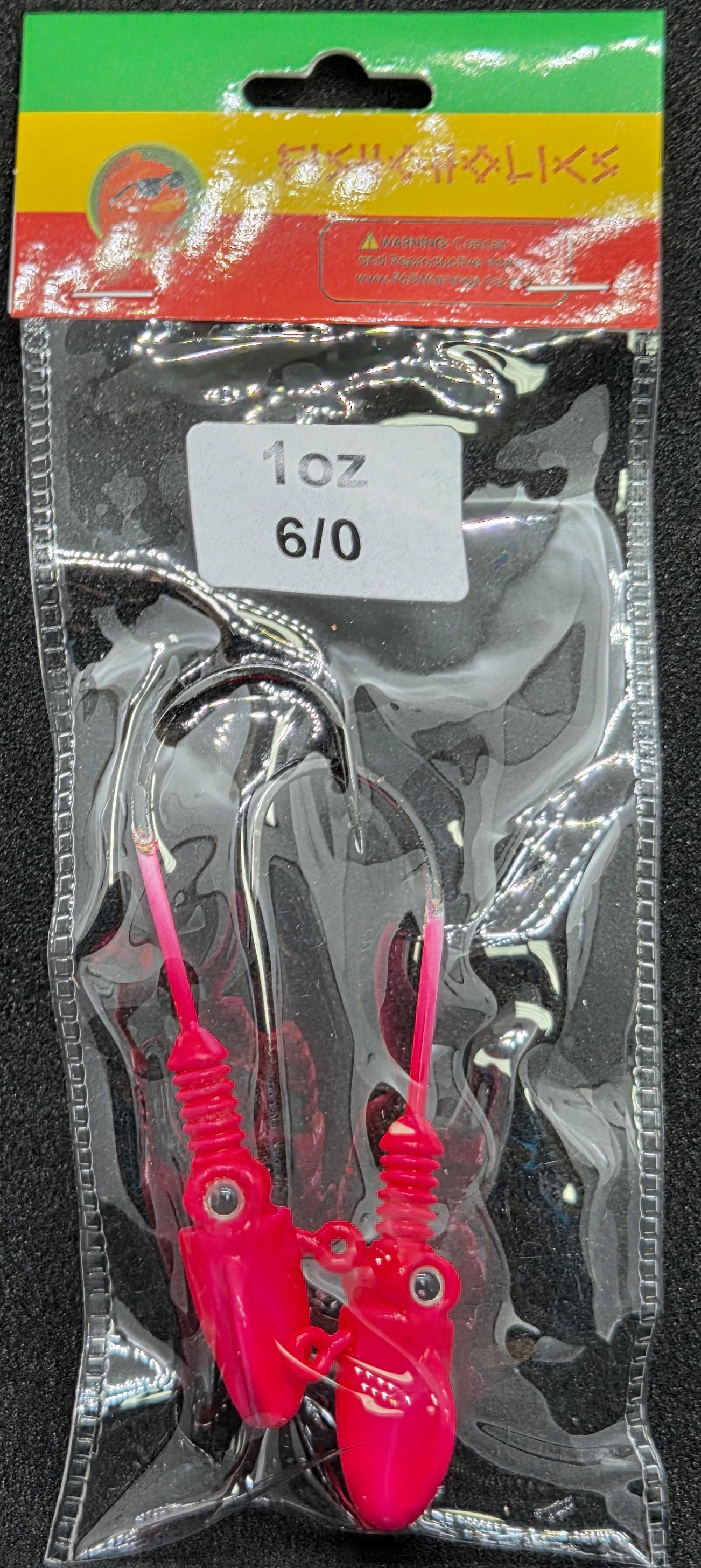 Squid Head Jig Head 2X BKK Hook - Fishoholics805