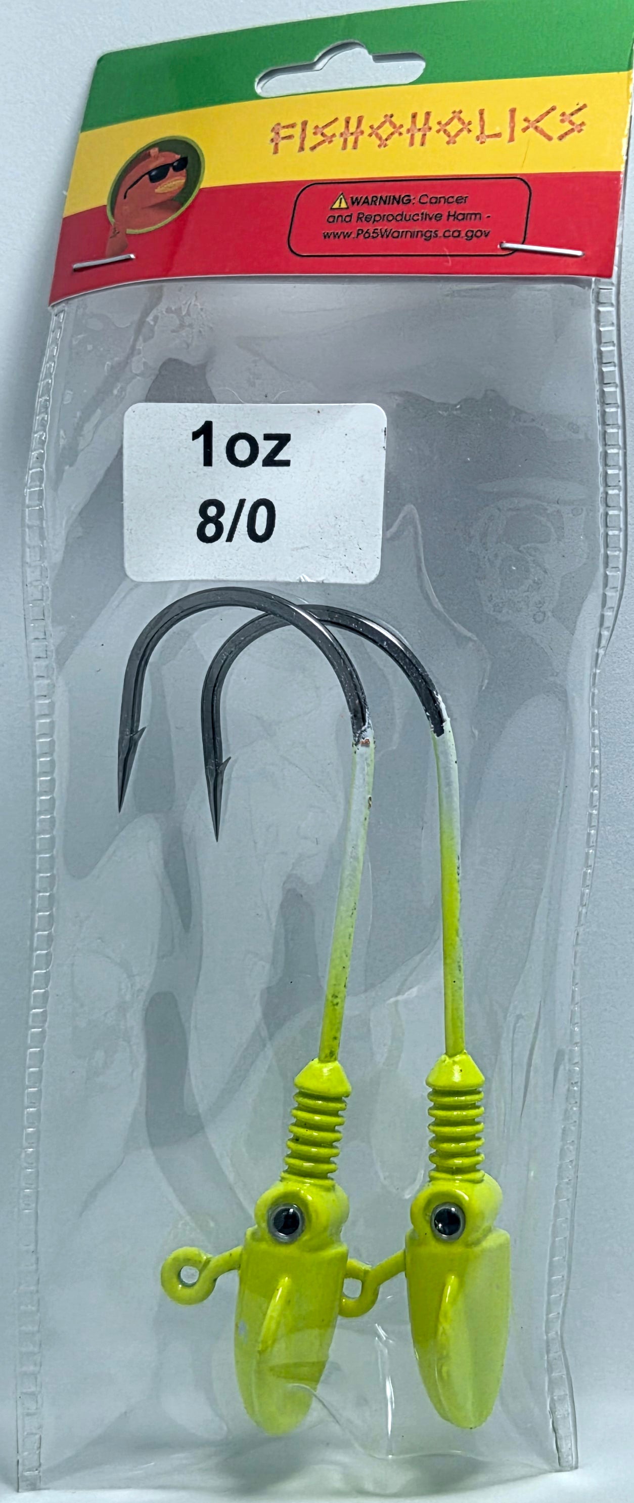 Squid Head Jig Head 2X BKK Hook - Fishoholics805