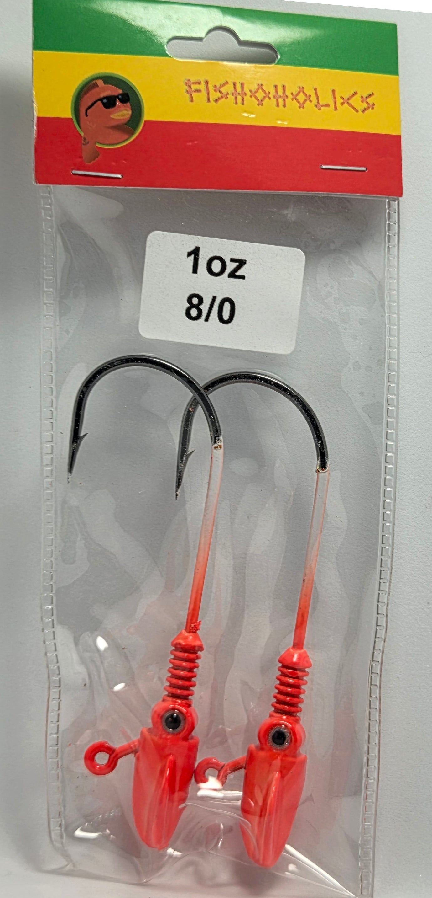 Squid Head Jig Head 2X BKK Hook - Fishoholics805