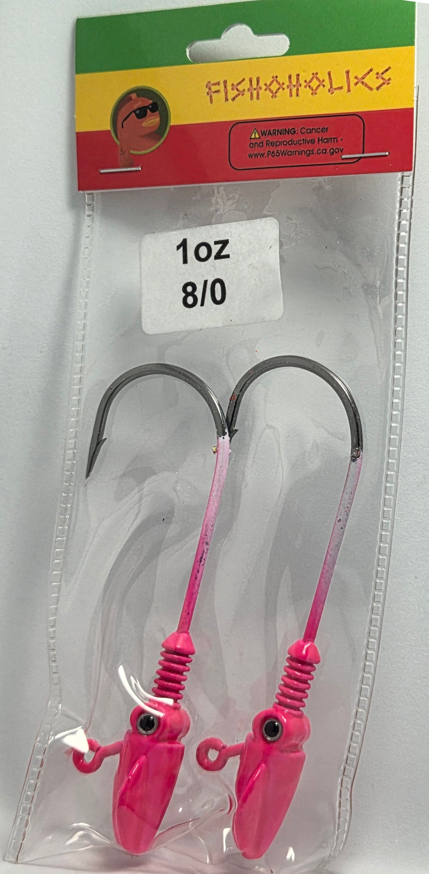 Squid Head Jig Head 2X BKK Hook - Fishoholics805